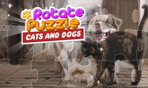 Rotate Puzzle - Cats and Dogs